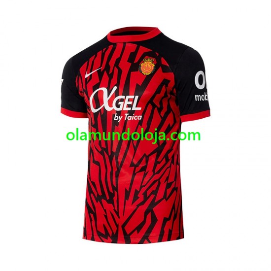 Camisola RCD Mallorca Homem Equipamento Primeiro 2024-2025 Manga Curta